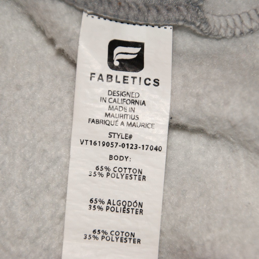 Fabletics Heather Gray Open Front Mina Vest Sz M - image 7